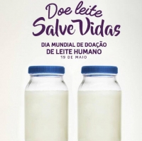 Doe leite. Salve vidas!