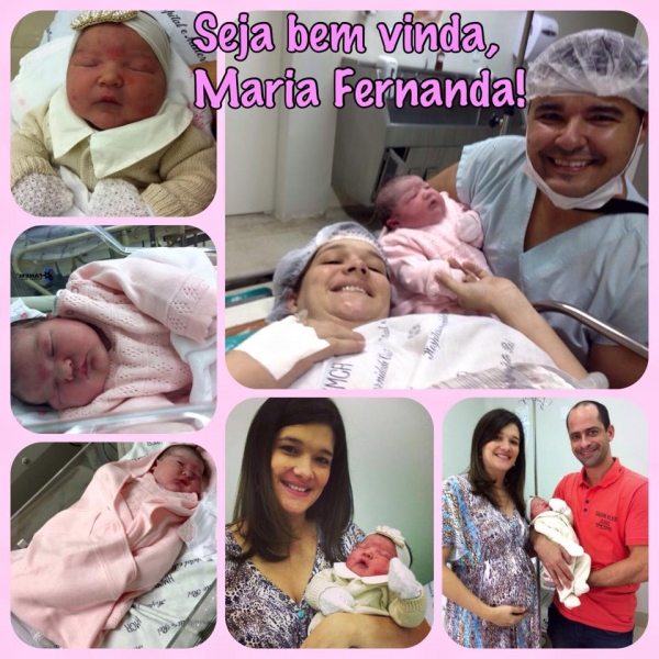Maria Fernanda com 4185g e 53cm, filha da Larisse Vieira Gabriel Lima!