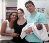 Vanessa Piazza e Douglas com o lindinho Paulinho, com 21 dias de vida