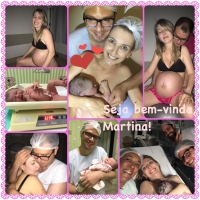 Martina, filha da Tatiane Scheid Loureiro e Humberto! - 11/08